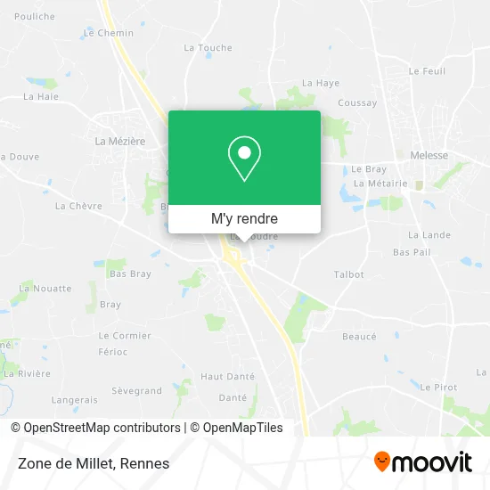 Zone de Millet plan
