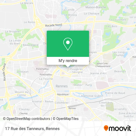 17 Rue des Tanneurs plan