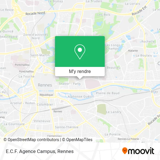 E.C.F. Agence Campus plan