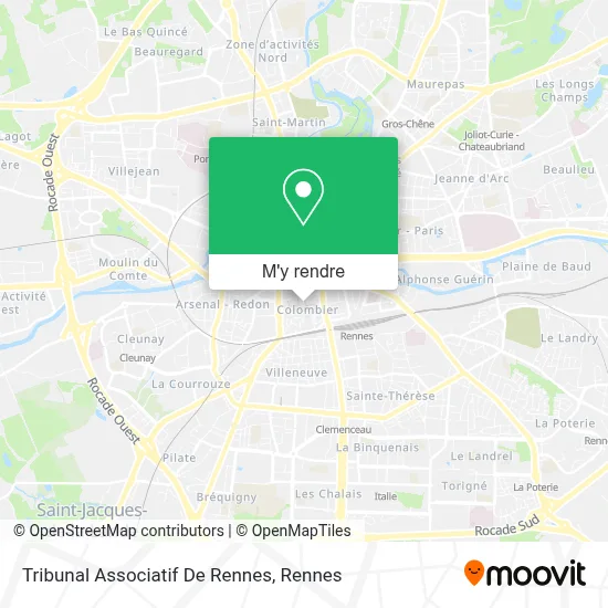 Tribunal Associatif De Rennes plan