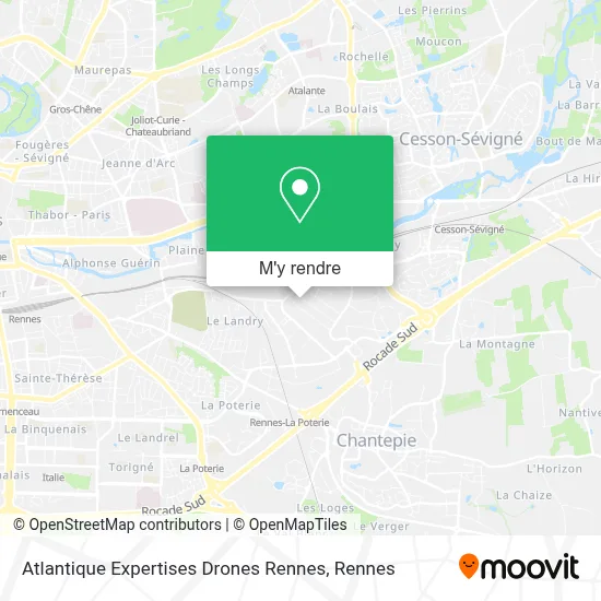 Atlantique Expertises Drones Rennes plan