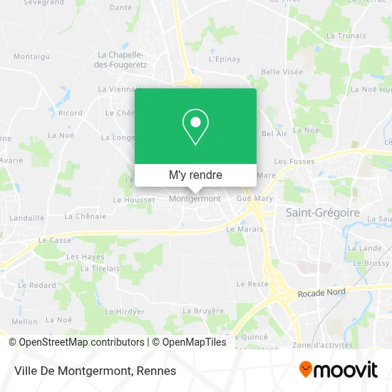 Ville De Montgermont plan