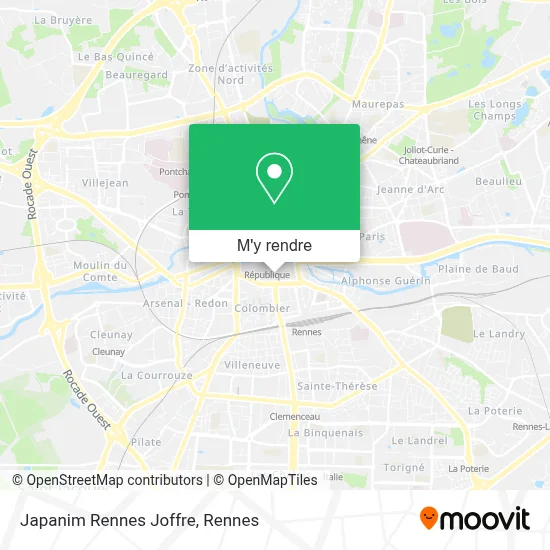 Japanim Rennes Joffre plan