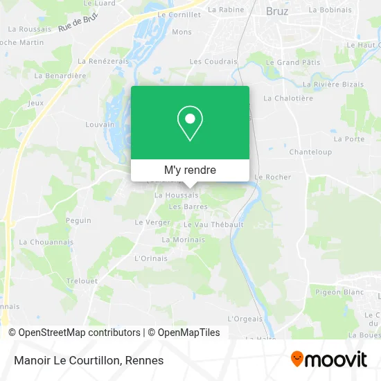 Manoir Le Courtillon plan