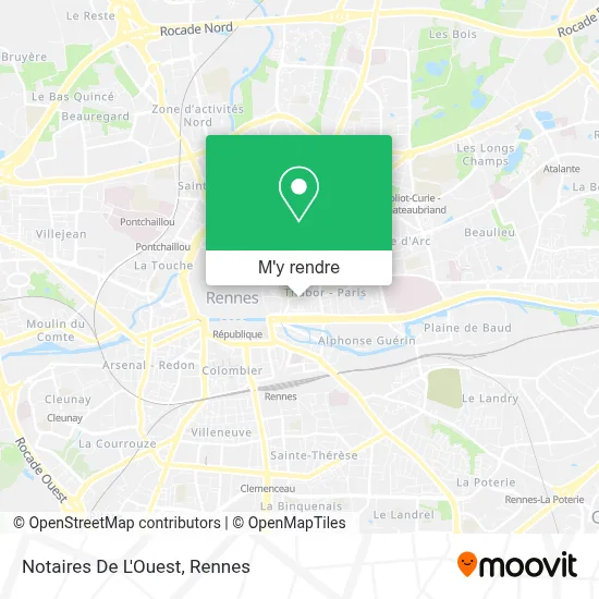 Notaires De L'Ouest plan