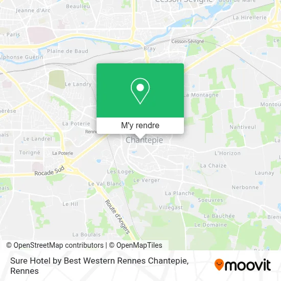 Sure Hotel by Best Western Rennes Chantepie plan