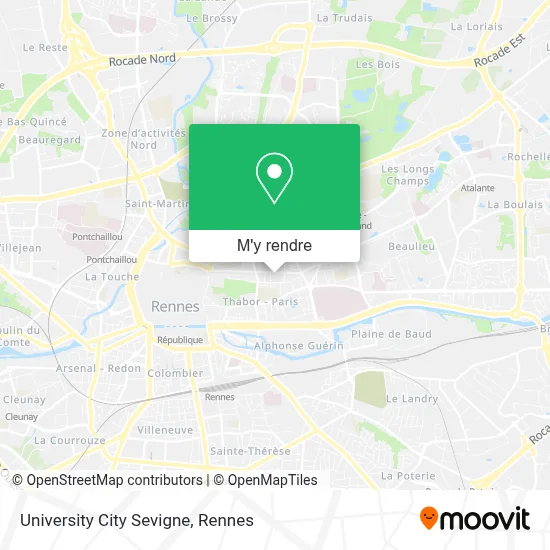 University City Sevigne plan