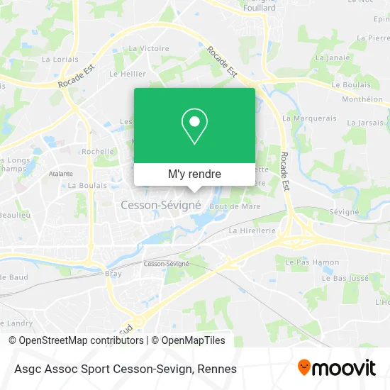 Asgc Assoc Sport Cesson-Sevign plan