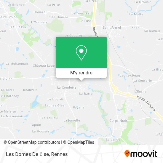 Les Domes De L'Ise plan