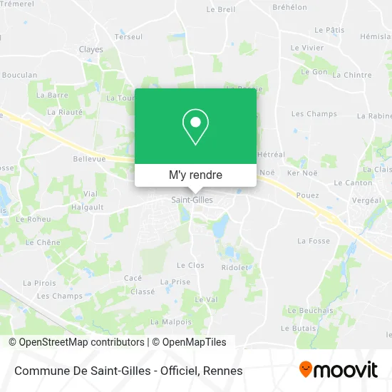 Commune De Saint-Gilles - Officiel plan