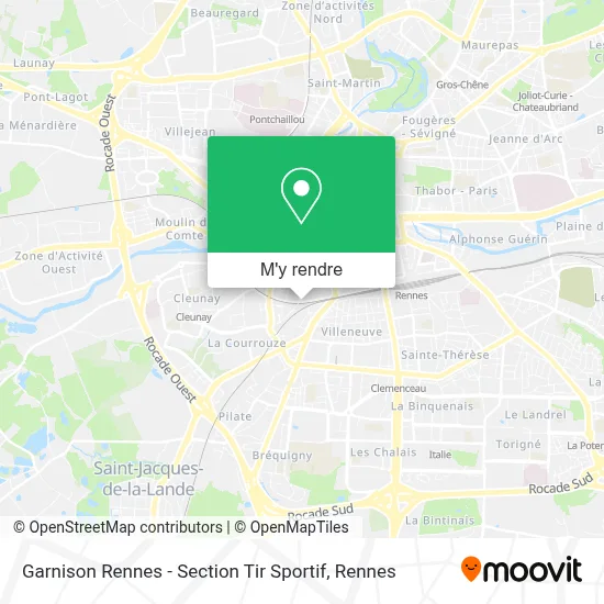 Garnison Rennes - Section Tir Sportif plan