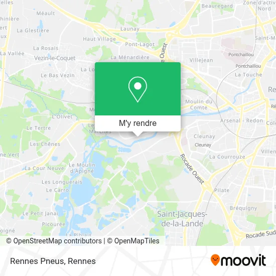 Rennes Pneus plan