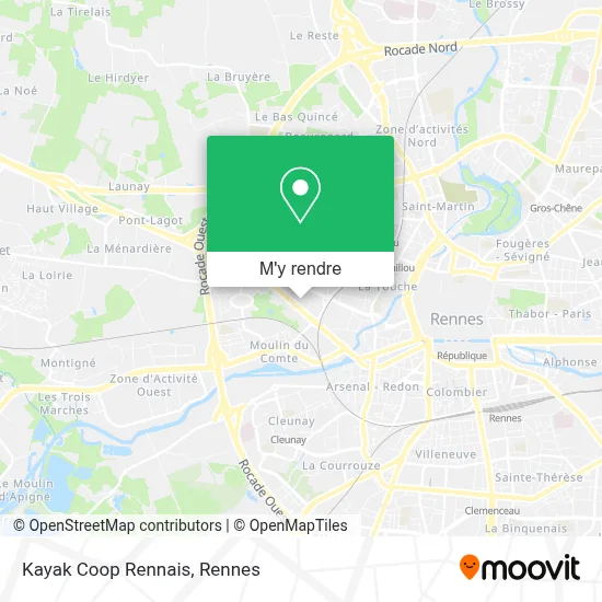 Kayak Coop Rennais plan