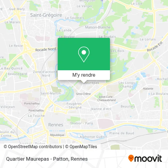 Quartier Maurepas - Patton plan