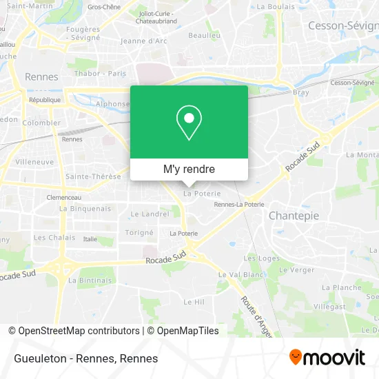 Gueuleton - Rennes plan
