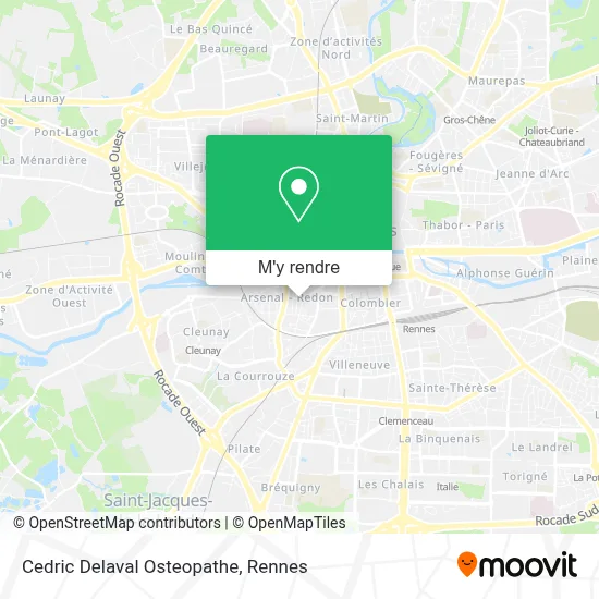 Cedric Delaval Osteopathe plan