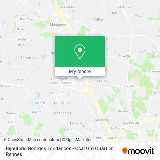 Bijouterie Georges Tendances - Ccal Grd Quartier plan