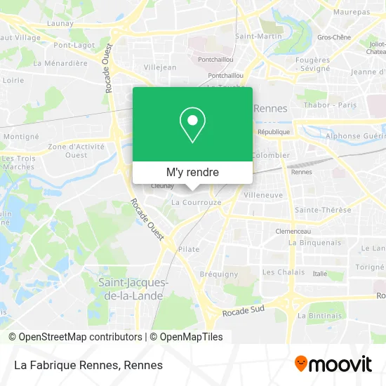 La Fabrique Rennes plan