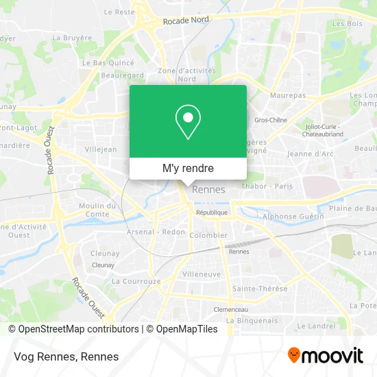 Vog Rennes plan
