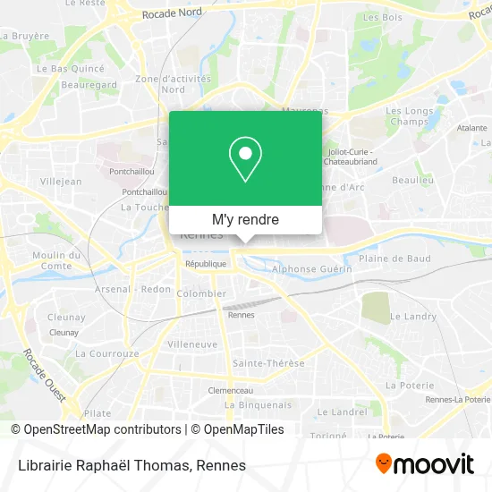 Librairie Raphaël Thomas plan