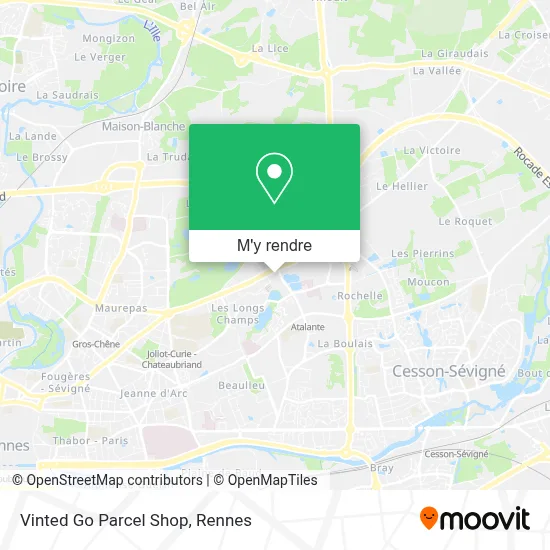 Vinted Go Parcel Shop plan