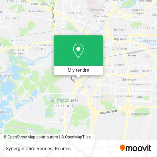 Synergie Care Rennes plan