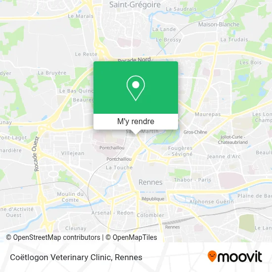 Coëtlogon Veterinary Clinic plan