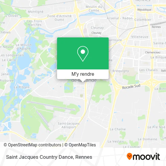 Saint Jacques Country Dance plan