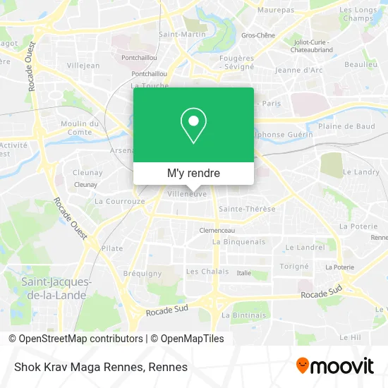 Shok Krav Maga Rennes plan