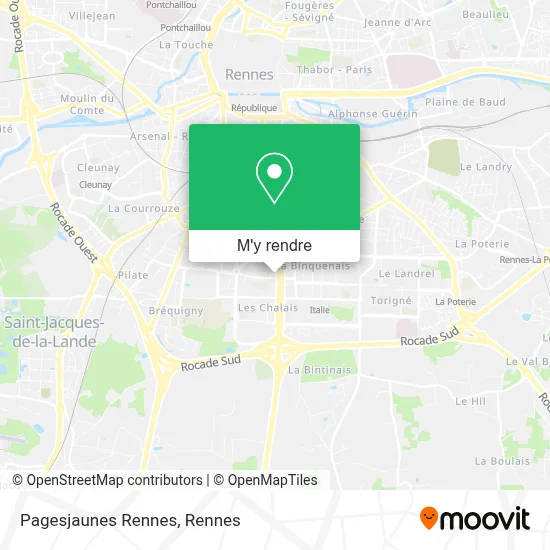 Pagesjaunes Rennes plan