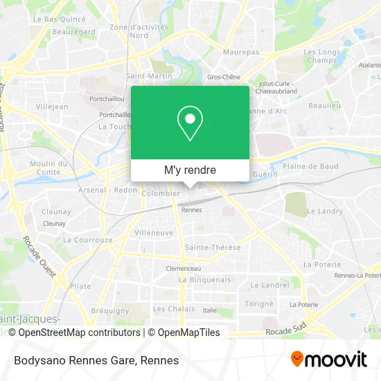 Bodysano Rennes Gare plan