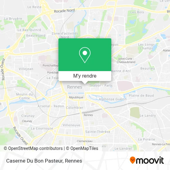 Caserne Du Bon Pasteur plan
