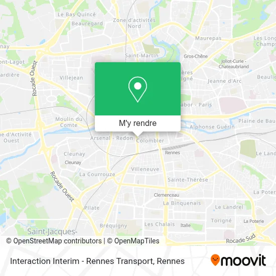 Interaction Interim - Rennes Transport plan