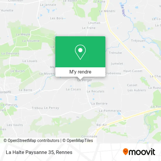 La Halte Paysanne 35 plan