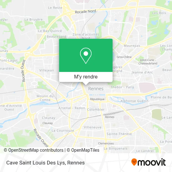 Cave Saint Louis Des Lys plan