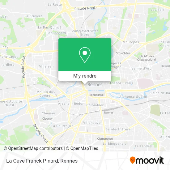 La Cave Franck Pinard plan