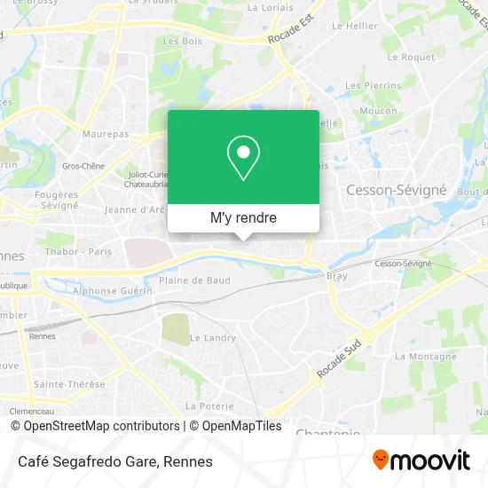 Café Segafredo Gare plan
