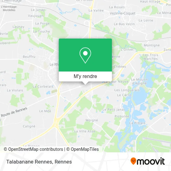 Talabanane Rennes plan