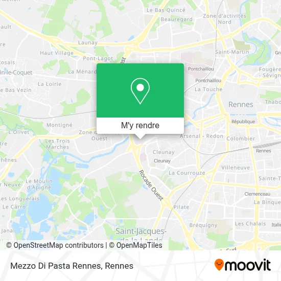Mezzo Di Pasta Rennes plan