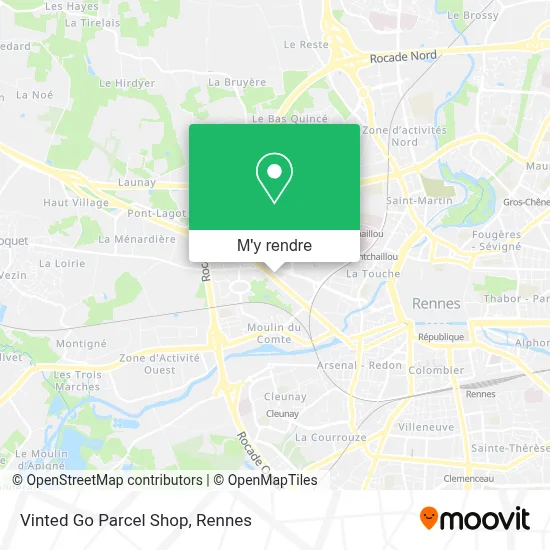 Vinted Go Parcel Shop plan