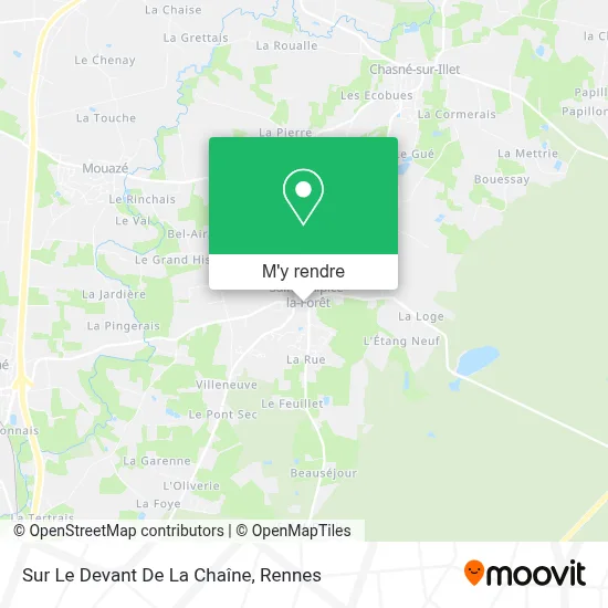 Sur Le Devant De La Chaîne plan