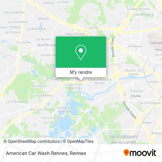 American Car Wash Rennes plan