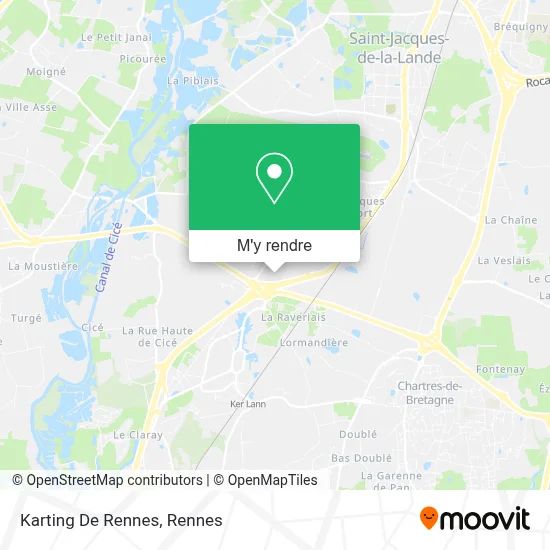 Karting De Rennes plan