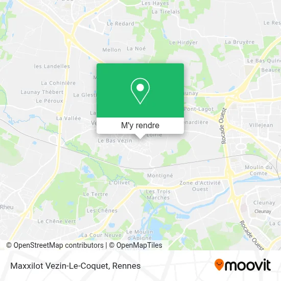 Maxxilot Vezin-Le-Coquet plan