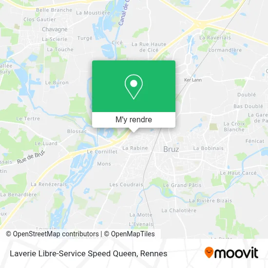 Laverie Libre-Service Speed Queen plan