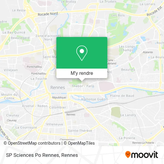 SP Sciences Po Rennes plan