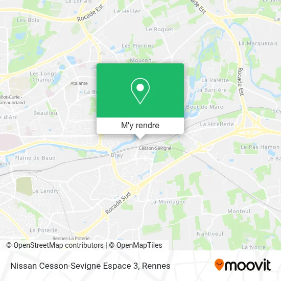Nissan Cesson-Sevigne Espace 3 plan