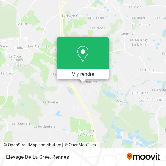 Elevage De La Grée plan