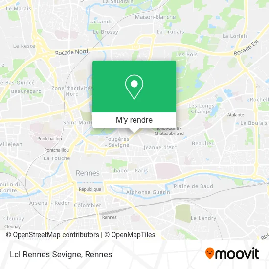 Lcl Rennes Sevigne plan