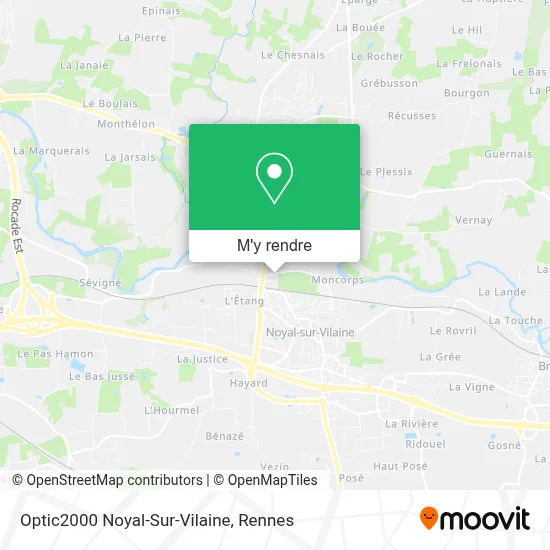 Optic2000 Noyal-Sur-Vilaine plan